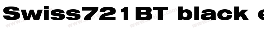 Swiss721BT black ext字体转换